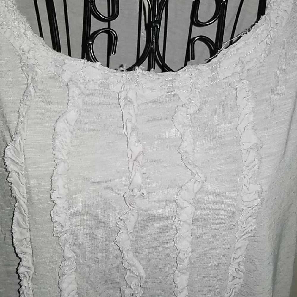J Crew Ruffled Tank Top XL - Picture 2 of 4